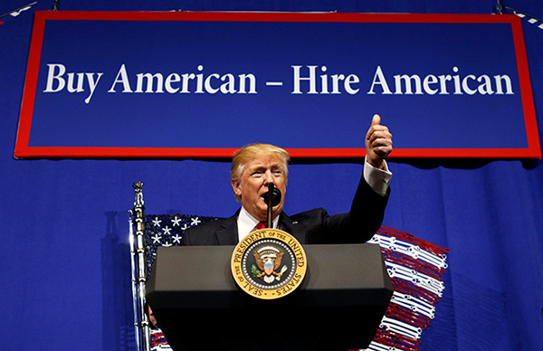 Trump signs 'Buy American, Hire American' executive order