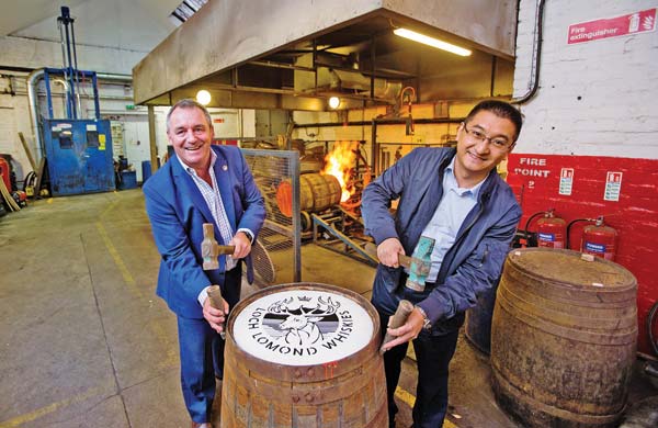 Scottish whisky distillery toasts China deal