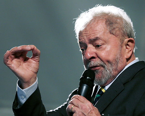 Brazil's former President Lula faces graft charges in court