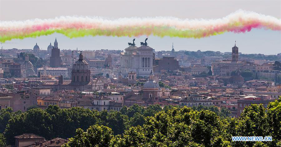 Republic Day military parade held in Rome