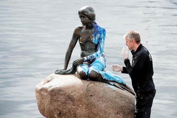 Denmark's Little Mermaid sculpture vandalized again within weeks