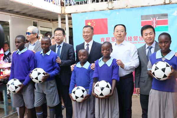 Chinese companies boost education infrastructure in a Kenyan slum