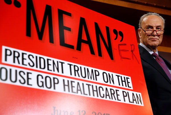 Senate Republicans unveil Obamacare replacement bill, but fate uncertain