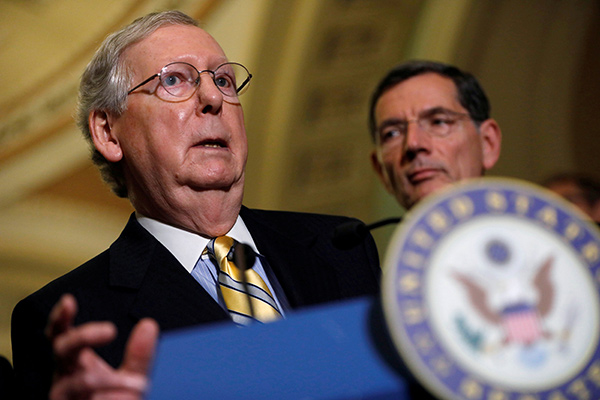GOP Obamacare repeal stalled as three Republican senators defect