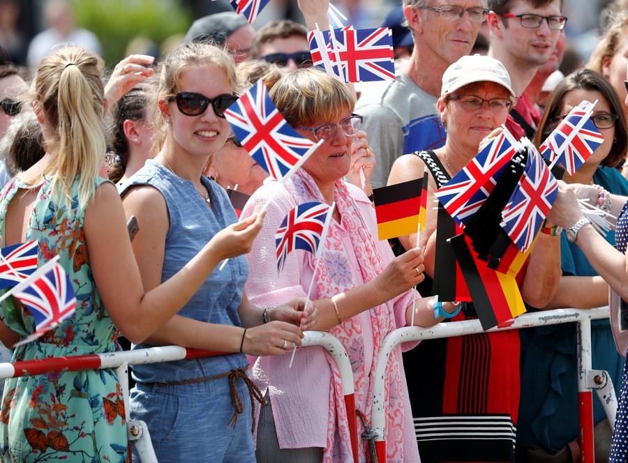 British royal family visit Germany and Poland