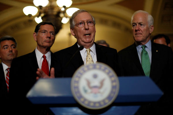 US Senate aims for a 'skinny' Obamacare repeal as other options fail