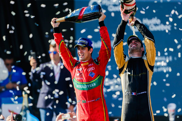 Formula E Chinese team driver victorious in final
