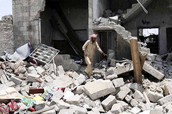 At least 35 killed in Saudi-led airstrike on hotel in Yemen's capital