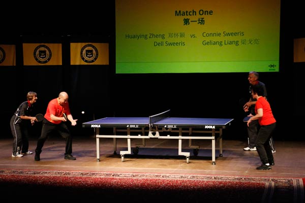 Ping-pong diplomats reunite