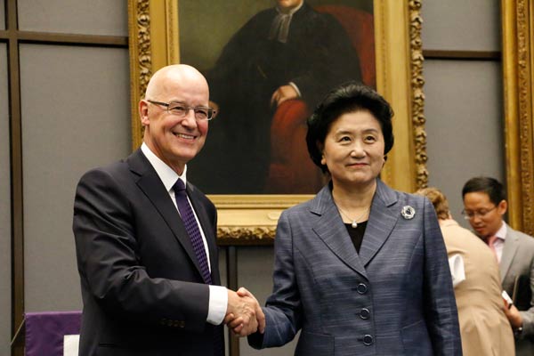 Vice-Premier Liu honored by NYU