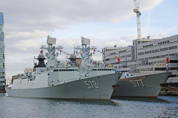 Chinese Navy ships buoy bilateral ties on visit to London