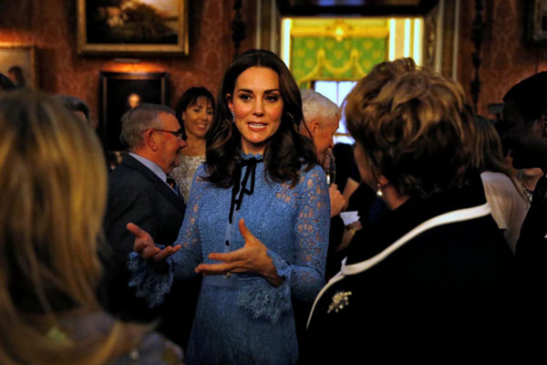 UK royal Kate makes first public appearance since pregnancy revealed