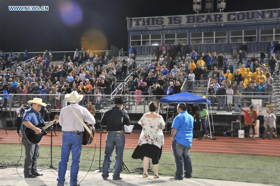 People mourn victims of mass shooting in Texas