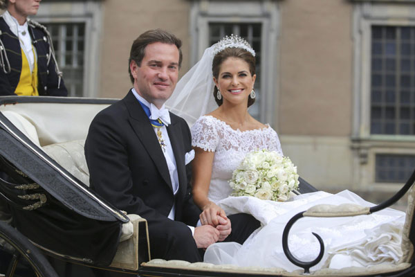 Swedish Princess Madeleine marries New York banker