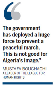 Heavy police presence blocks protests in Algeria