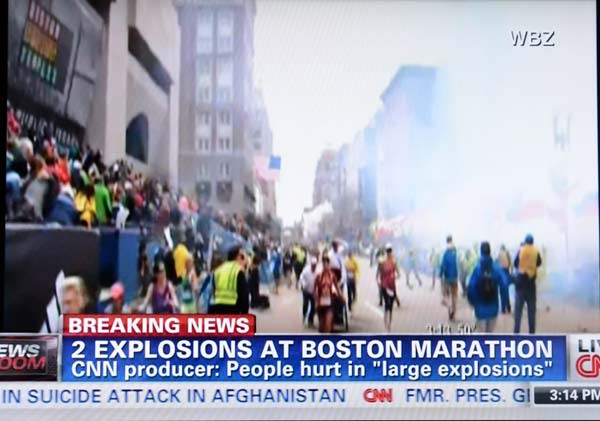 At least 2 dead, 100 injured in Boston explosions