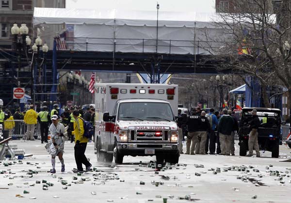 At least 2 dead, 100 injured in Boston explosions