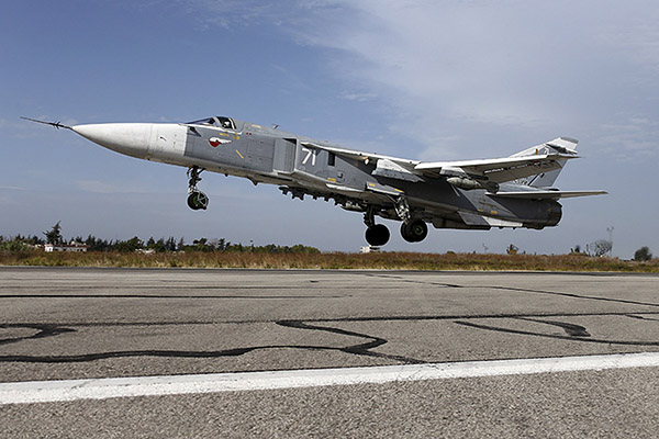 Turkey downs Russian fighter jet near Syria border