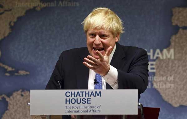 Johnson calls for broader UK ties with China