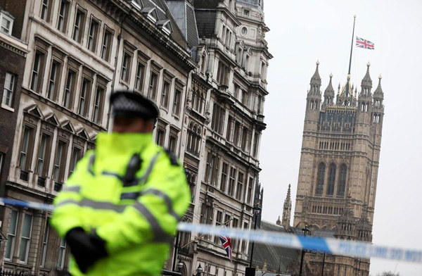 British police arrest seven in probe into attack on parliament
