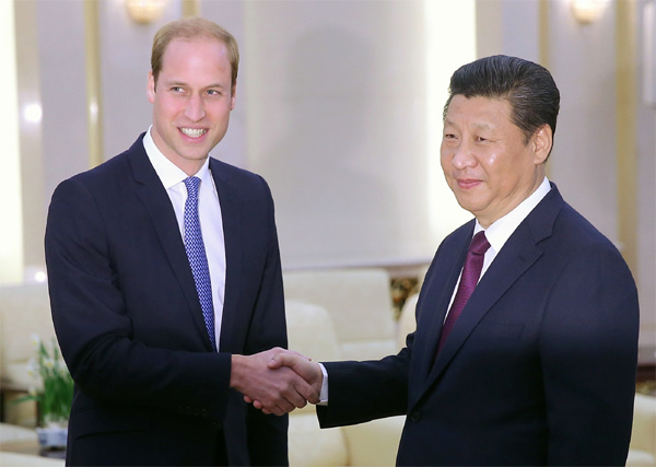 Prince William says he welcomes more Chinese in Premier League