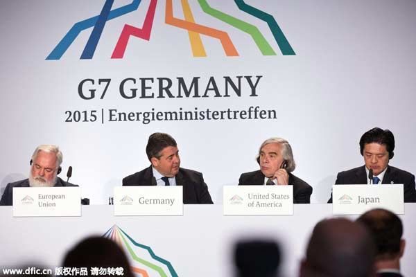 G7 energy ministers agree to improve sustainable energy security