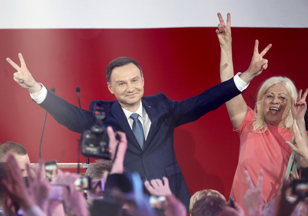 Andrzej Duda wins presidential election in Poland