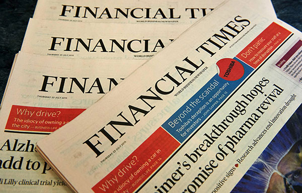 FT sale to Japan's Nikkei includes Chinese website