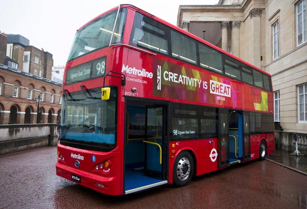 President Xi hops aboard BYD zero-emission bus in London