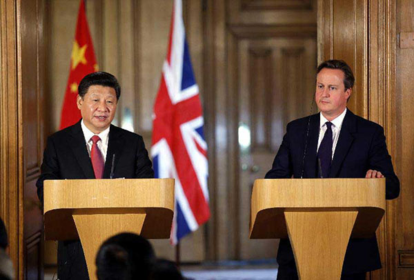 China, Britain lift ties to 'global' level