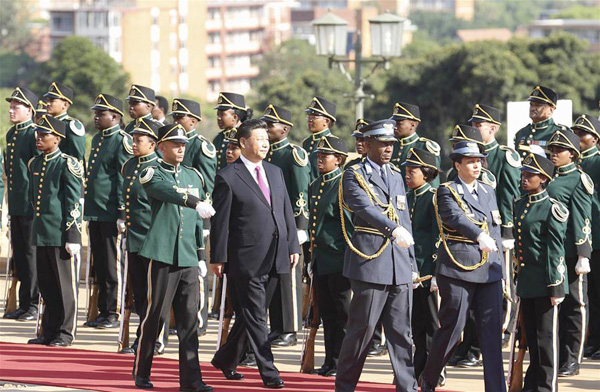 Xi in South Africa to strengthen bilateral ties, boost China-Africa cooperation