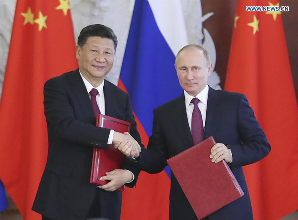 Xi's Moscow visit witnesses stronger China-Russia ties