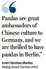 Fanciful, factual pandas part of art exhibit held in Berlin