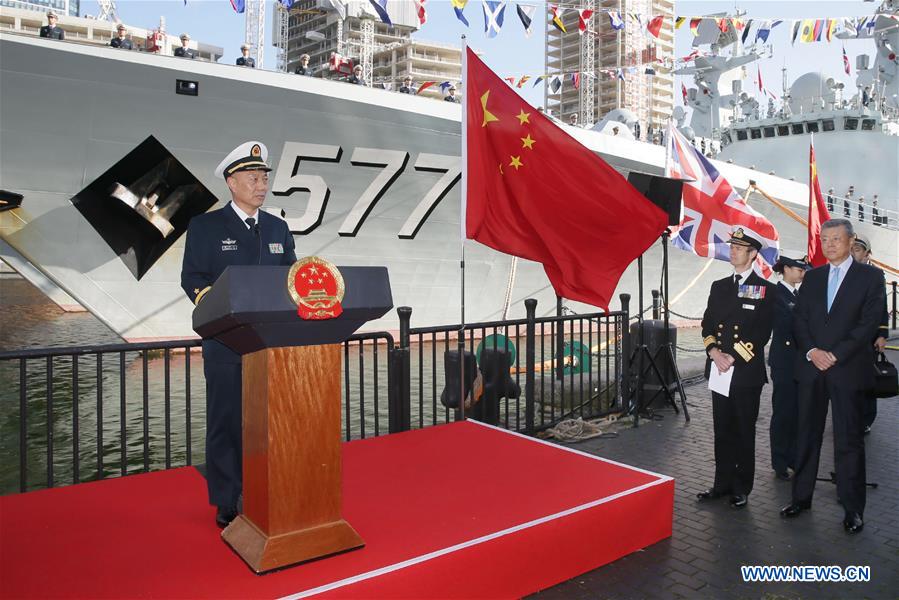 PLA Navy ships buoy ties with UK