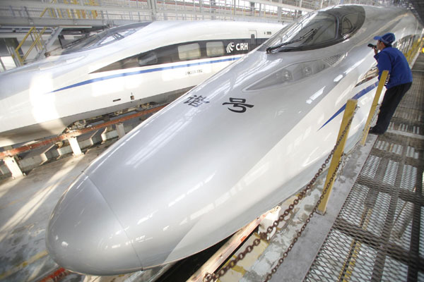 Major lines for high-speed rail 'on track'