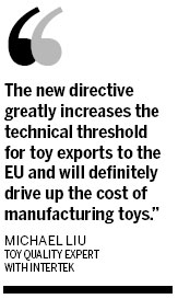 EU regulation enhances toy safety