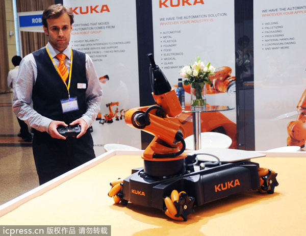 Robot maker Kuka opens Shanghai factory