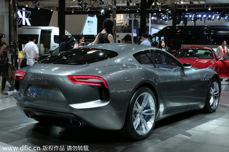 Luxury cars make Asia premiere at Auto China
