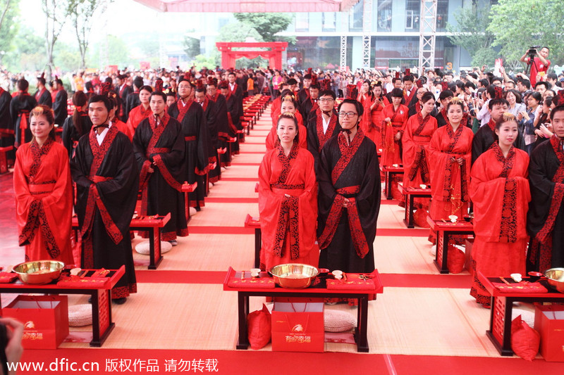 Mass marriage: Alibaba and the 102 couples