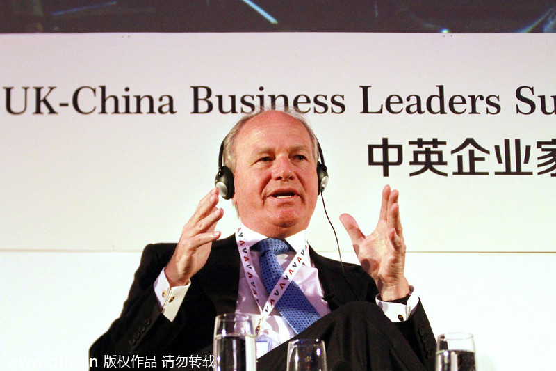 Tycoons at UK-China Business Leaders Summit
