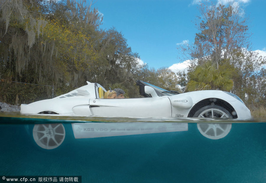 World's first truly functional underwater car