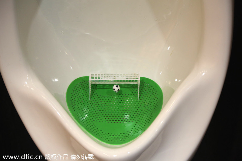 Fans can think of football even when they pee