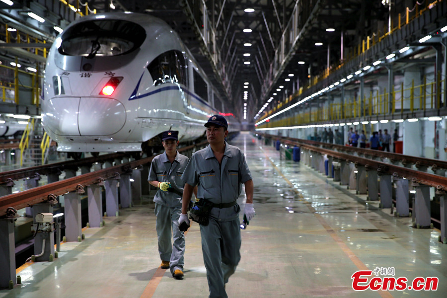 Safety checks on high-speed trains strengthened in Jinan