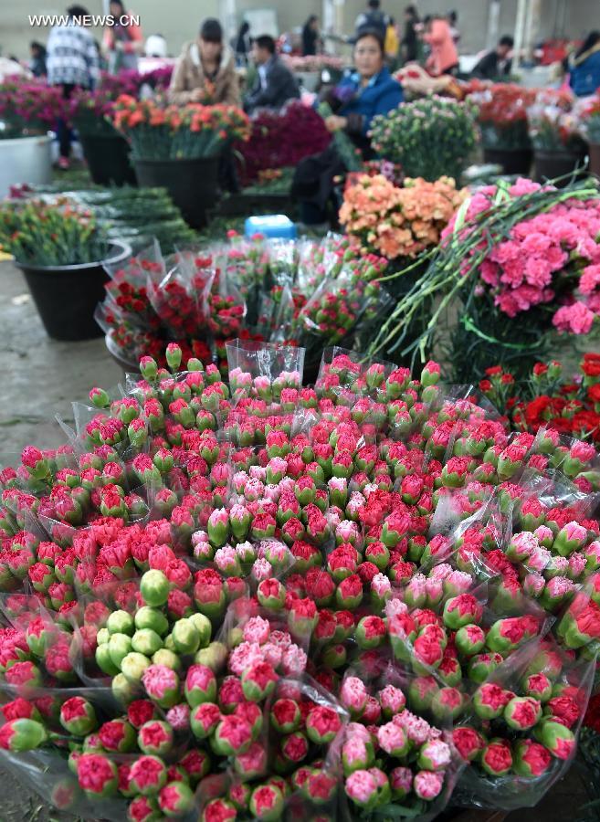 Flower business in Yunnan takes up 70% market in China