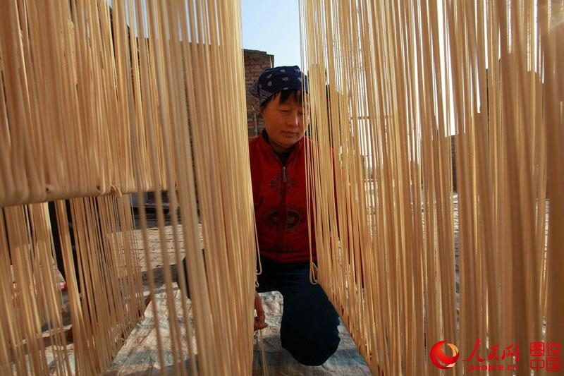 Village of hand-made noodles