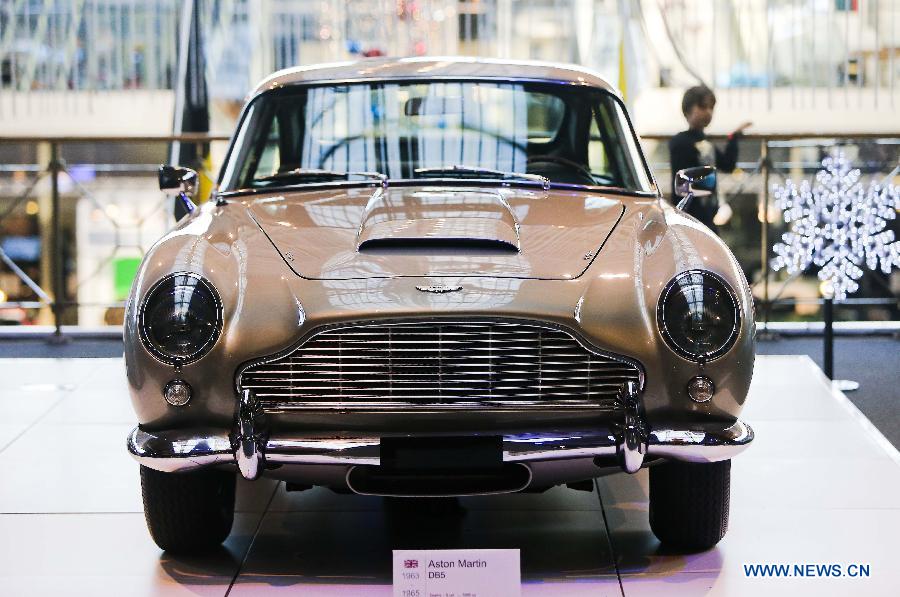 Aston Martin holds 100th anniversary exhibition in Brussels