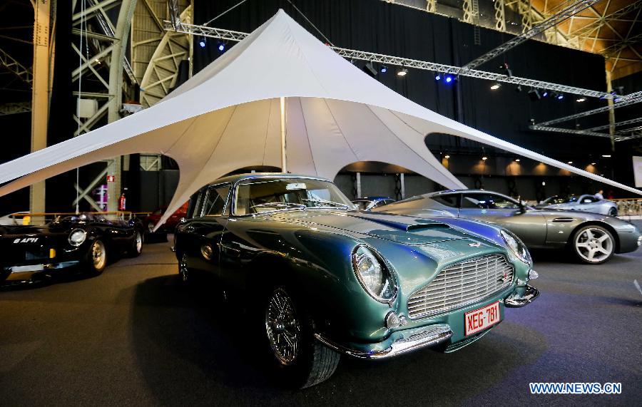 Aston Martin holds 100th anniversary exhibition in Brussels