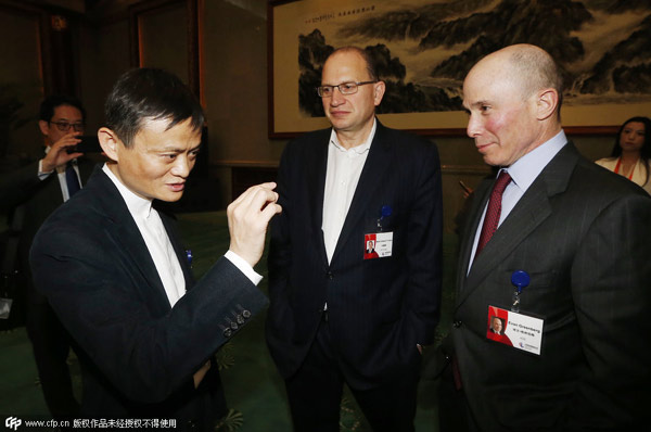 Jack Ma attends China Development Forum 2015 in Beijing