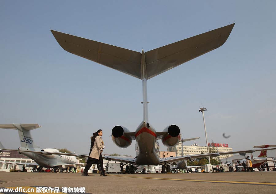 Asian business aviation show opens in Shanghai