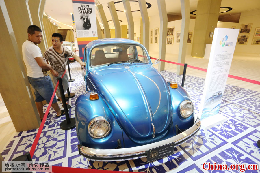 Classic cars at Sanya international tourism trade expo